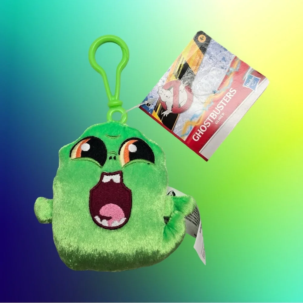 Ghostbusters‎ Slimer & Stay Puft Plush Keychain Lot Movie Collectible